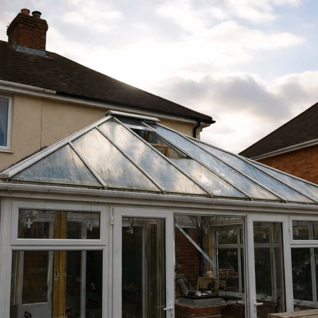 After: new Icotherm insulated roof