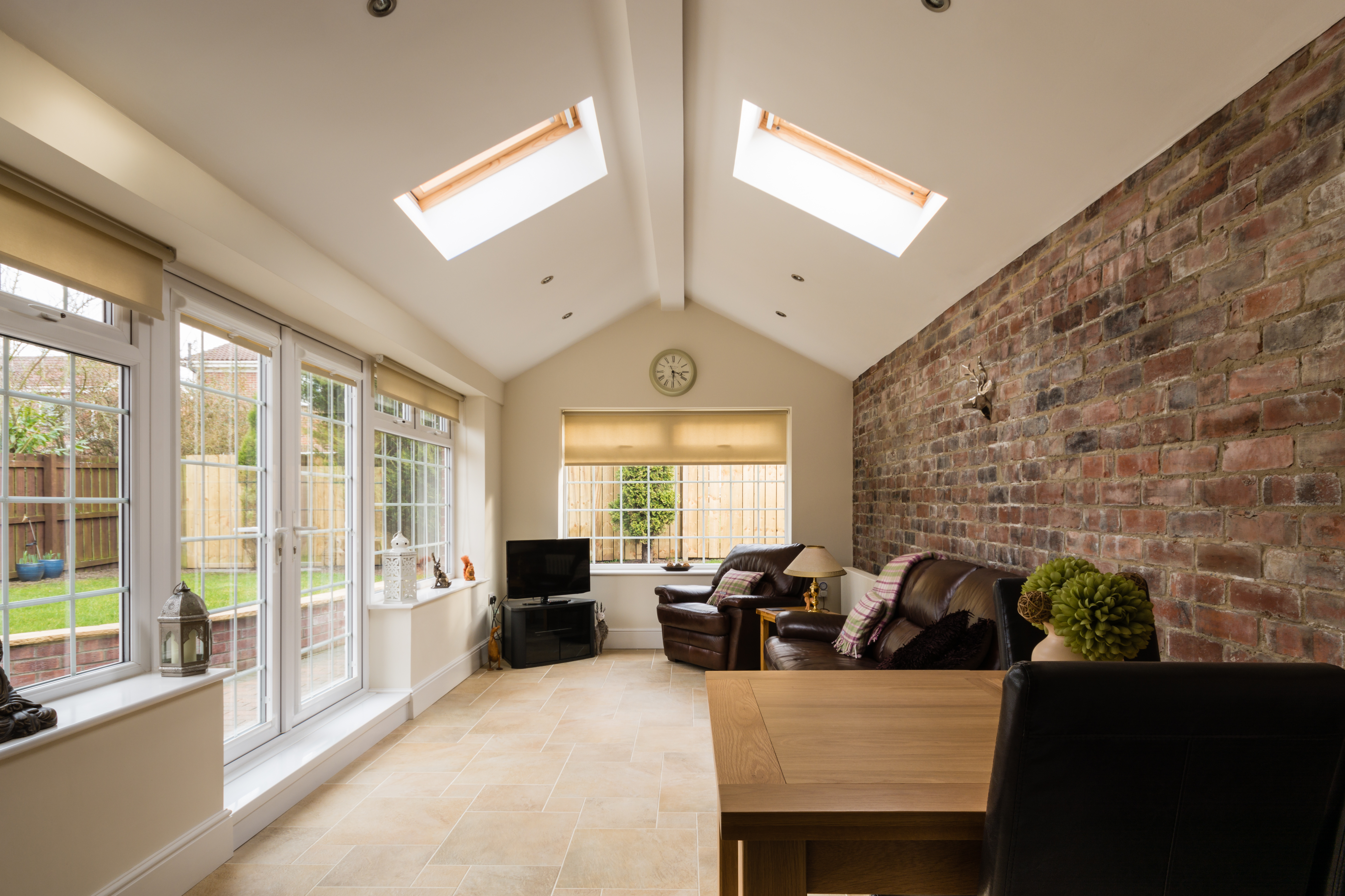 Conservatory as a bright, stylish living room