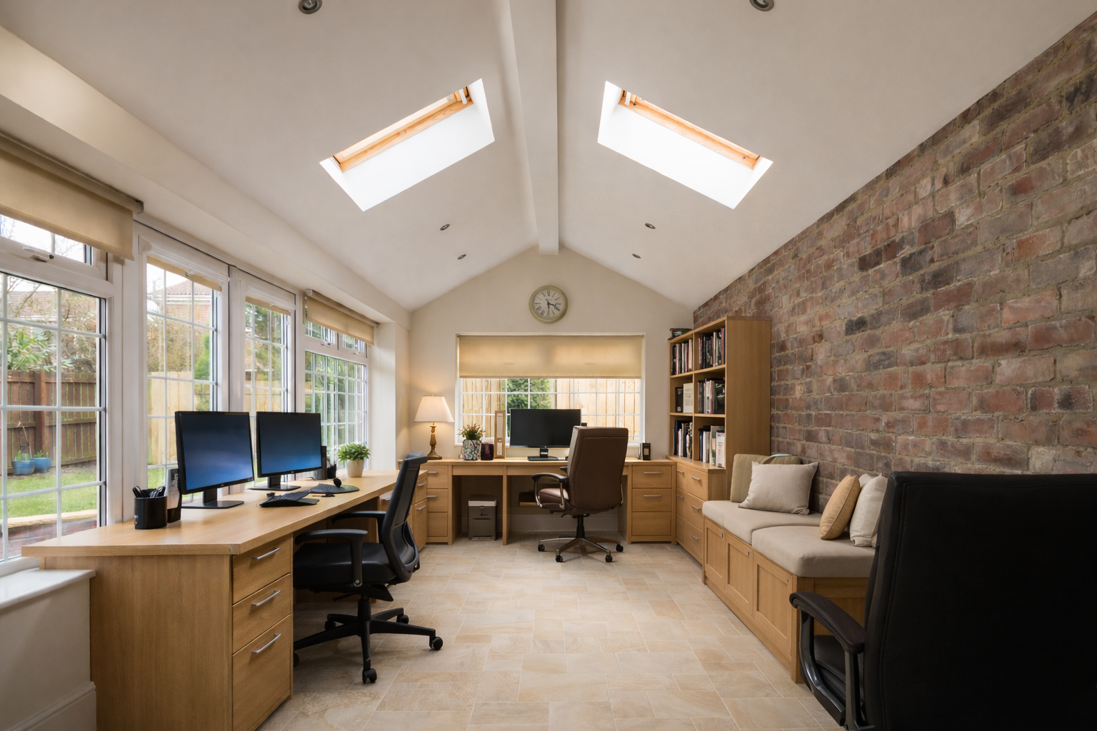 Conservatory as a productive home office