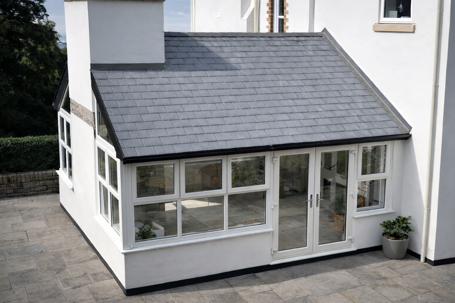 Premium conservatory roof result